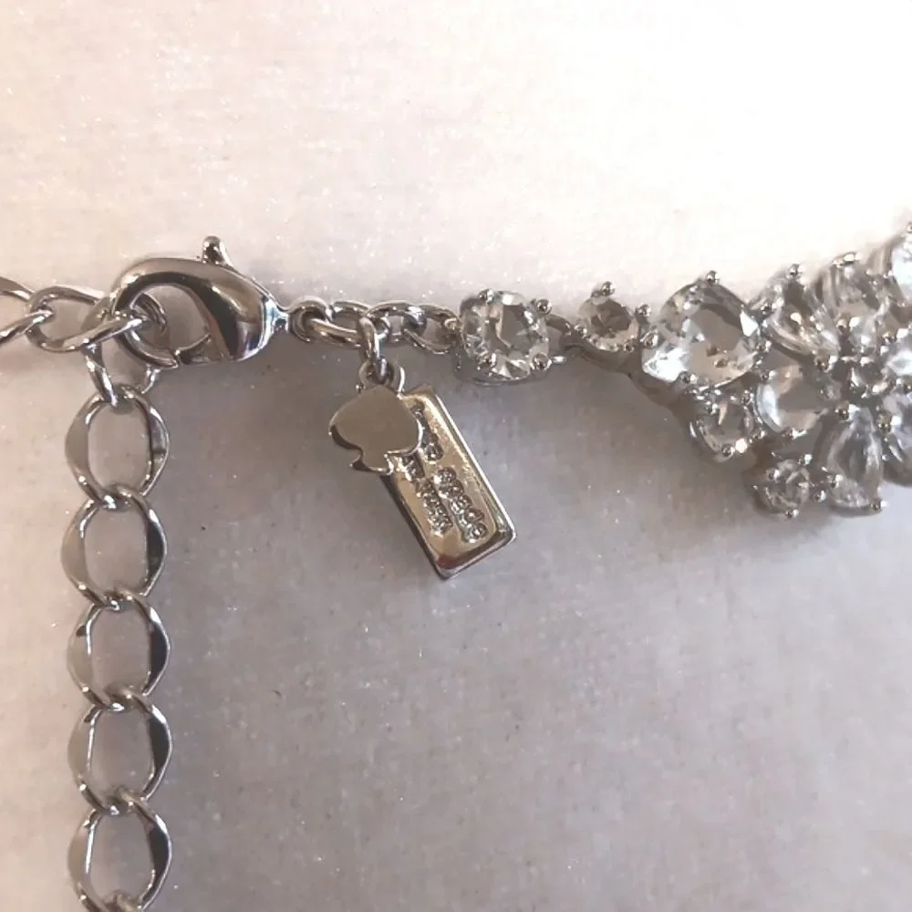 Kate Spade Sparkly Floral Necklace